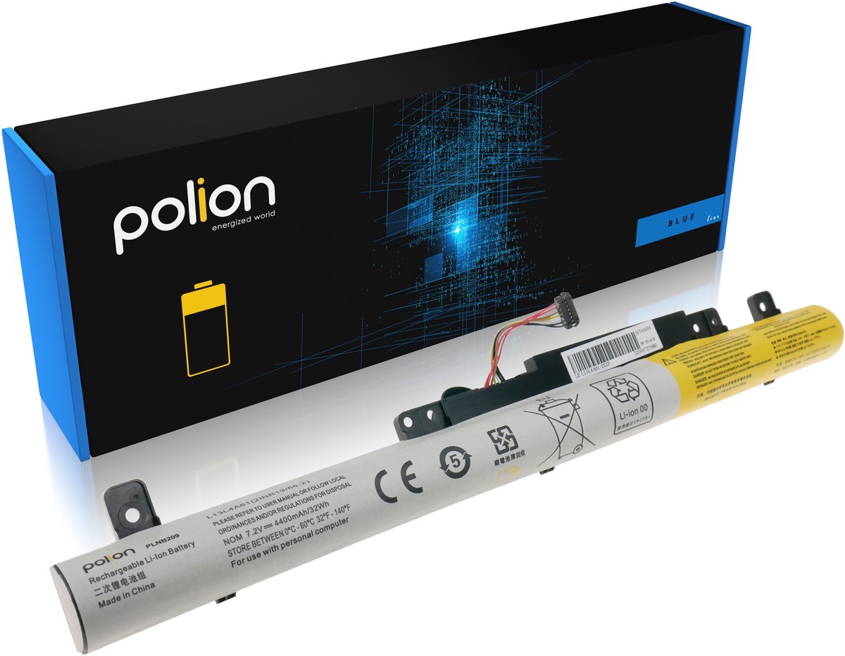 POLION - Batterij voor Lenovo - Li-Ion - 4400mAh - Nieuw
