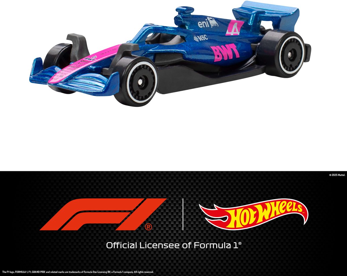 Hot Wheels Formula 1 - set van 5 metalen F1 speelgoedauto's — afbeelding 9