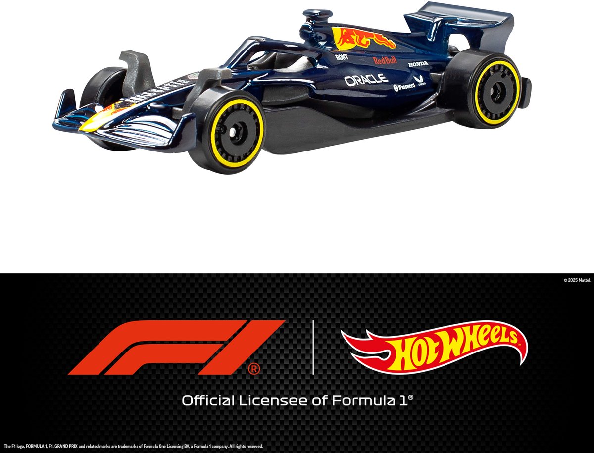 Hot Wheels Formula 1 - set van 5 metalen F1 speelgoedauto's — afbeelding 10