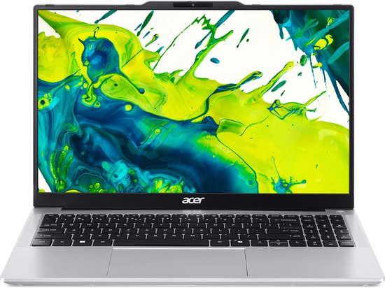 Acer Aspire Lite AL15-53P-59PC Intel Core 5 120U Laptop 39,6 cm (15.6") Full HD 16 GB DDR4-SDRAM 512 GB SSD Wi-Fi 6 (802.11ax) Windows 11 Home US International Zilver - Acer - Hoofdafbeelding