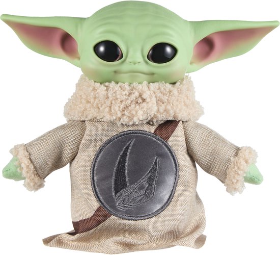 Star Wars The Mandalorian & Grogu Film Grogu Rondel Ontwerp Vinyl Hoofd Zacht Pluchen Lijfje - Knuffel van 15 cm — afbeelding 4