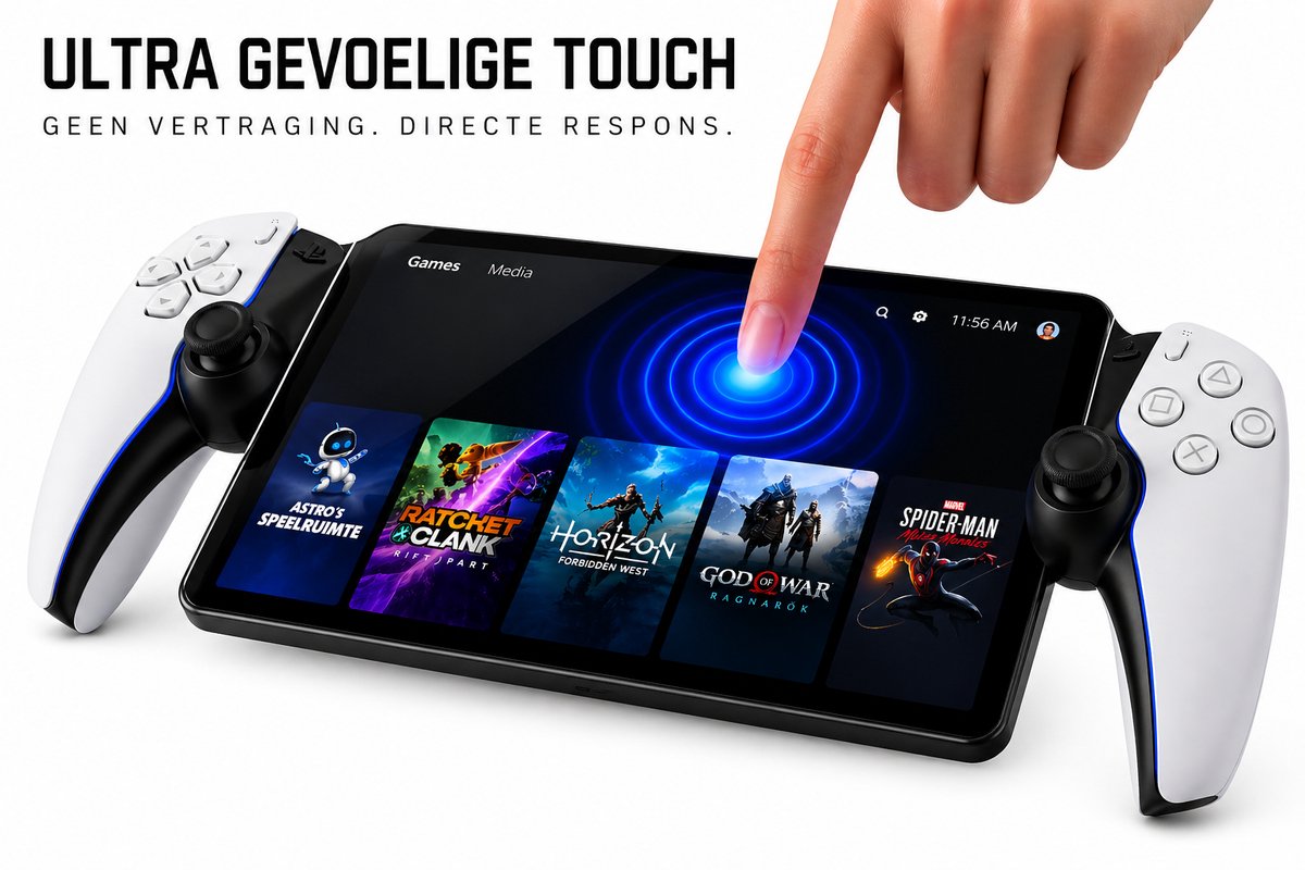 PlayCool Anti Blue Light Screen Protector Glas geschikt voor Playstation Portal Remote Player voor PS5®-console - Set van 2 stuks – foto 8