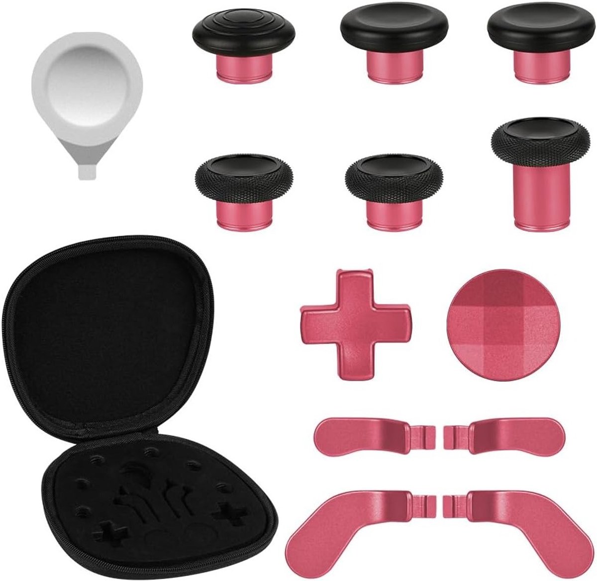 Metalen thumbsticks en analoge joysticks met coating voor Xbox One Elite en Series 2 controllers, verbeterde grip en precisie