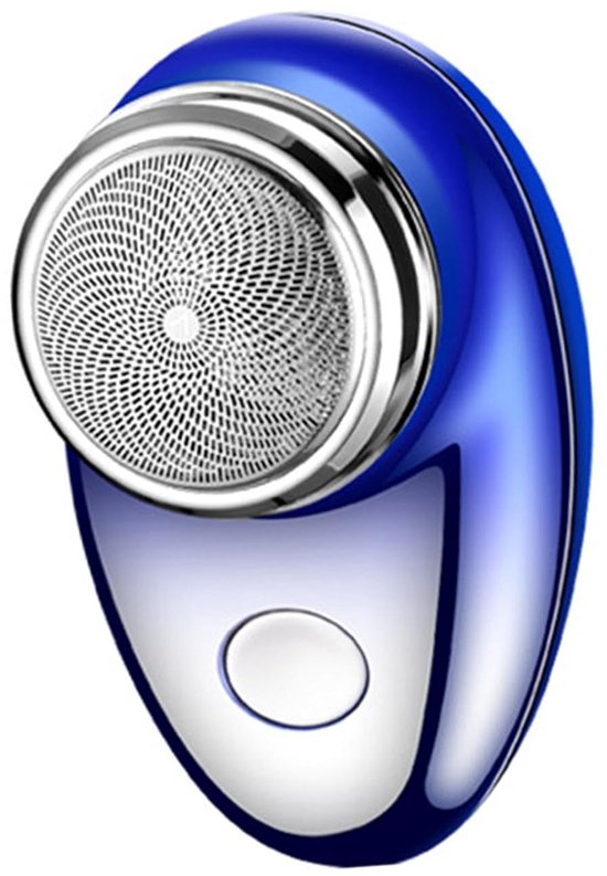 Mini Elektrisch Scheerapparaat Voor Mannen – Draagbaar – Precisie Trimmer – USB-C Oplaadbaar – Gradient Blauw