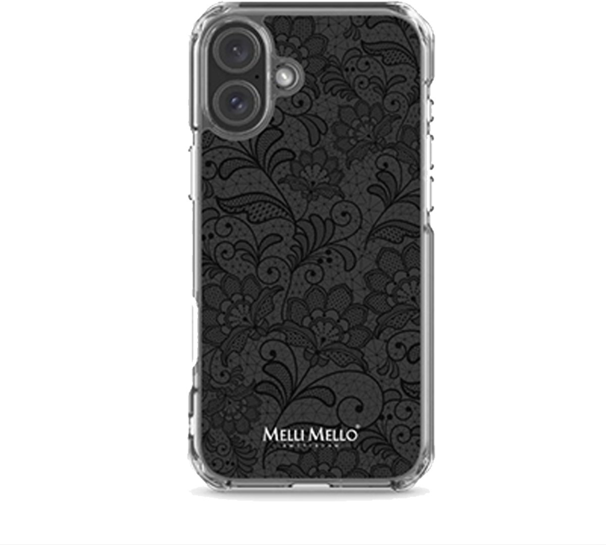Melli Mello Telefoonhoesje Midnight Lace (Soft Case) - Apple iPhone 16 Plus