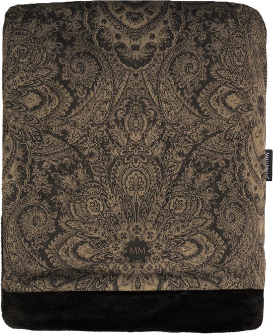Melli Mello - Paisley World - Plaid - Paisley Print - Velvet Polyester - Luxe Velvet Touch - 130x170 cm
