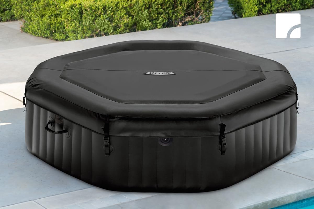 PureSpa Bubble Massage Ø 201 x 71 cm - 28343AH - For up to 4 people - 795 litres water capacity-Mobili Bella