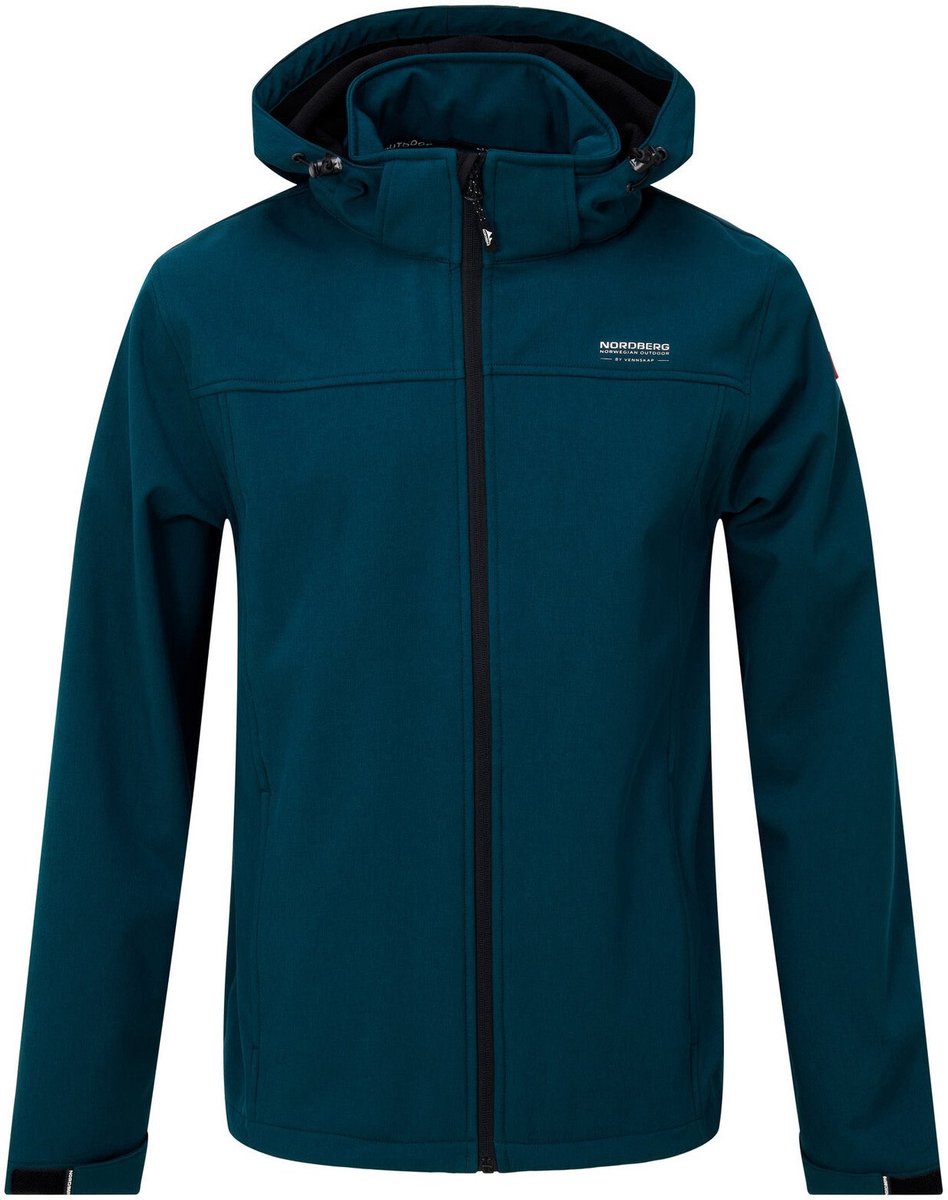 Nordberg KJELD Softshell Outdoor Zomerjas Heren Lagoon Marineblauw
