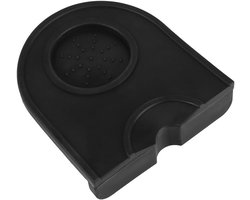 Multifunctionele Zwarte Antislip Siliconen Mat voor Koffiemolen en Tamper - Duurzaam en Weerstandbiedend