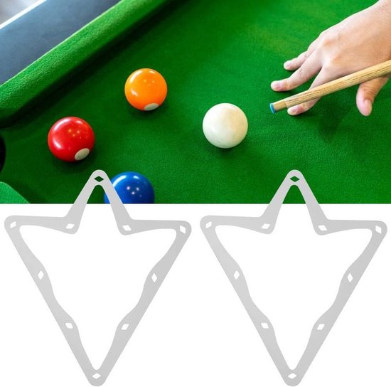 6-delige Magic Ball Rack Set voor Biljart - Driehoek Rack voor 10 Ballen, Pool Cue Accessoires en Speltools — afbeelding 4