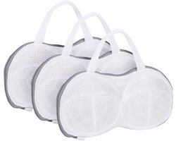 Bh Waszakken - 3 Stuks - Wasnetten met rits - Wasnetjes - Waszak groot - Washing Bag - Bh Wasnetje Voor Wasgoed - Anti-Vervorming - Waszakken - Wasnetje bh lingerie - Lingerie Waszakje - Wasnetten - Geschikt Voor A-C-cup