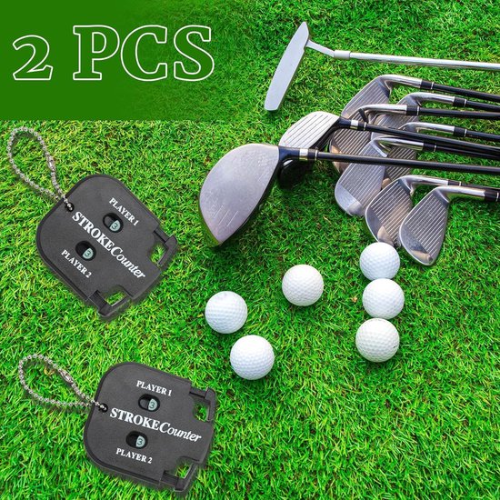 Digitale Golfpoortmeter voor 2 Spelers - Draagbaar en Lichtgewicht - Ideaal voor Golf en Balspelen van Merkloos — afbeelding 3
