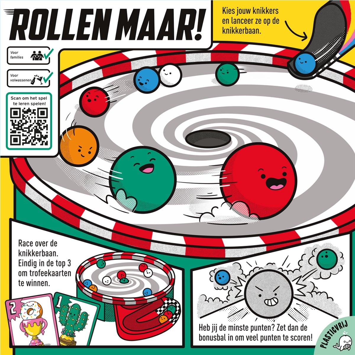 Whirly Derby – Strategisch knikkerspel | Spannend familiespel voor tactiek & actie — cadeau in Spellen & Speelgoed - foto 4