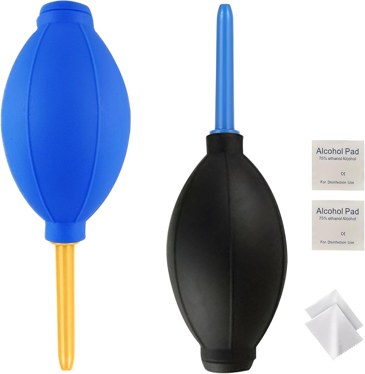 2 Pcs Soft Rubber Air Blower - Blow Dust Blower - Clean Blower voor Lens - Camera - Sensor - Keyboard - Optische Reiniging van Gevoelige Oppervlakken