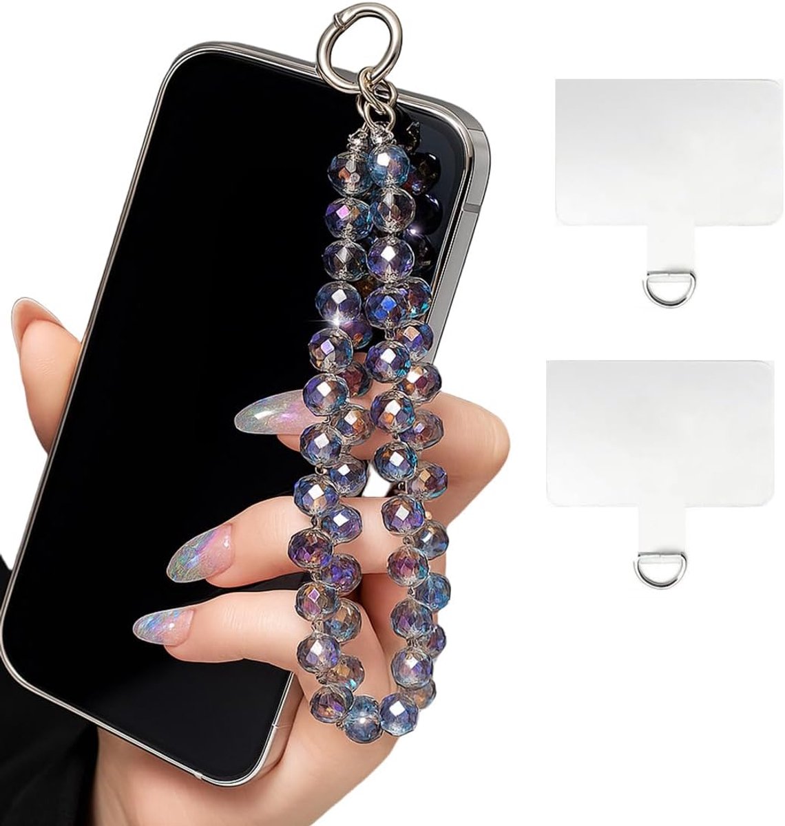 Mobile phone pendants - glas ketting - armband - koord - smartphone - telefoon ketting - voor de meeste smartphones