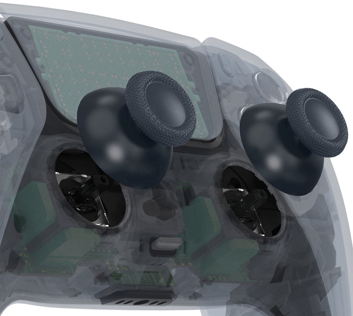 CLUTCHR - Vervangende Thumbsticks voor PS5 DualSense Controller – Set van 2 – Zwart – Analoge Joystick Sticks – Controller Reparatie – foto 3