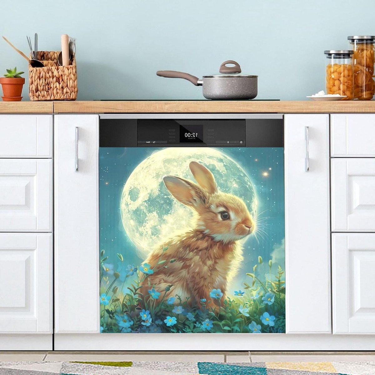 Vaatwasser Magneet Covers - Keuken Decoratie - Keuken Opfrissen - Eenvoudige Installatie - 58 x 71 Inch