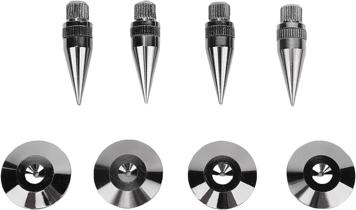 Luidspreker Isolatie Spikes - Audio Stabilizers - Geluidsverbetering Thuis - Koperen Constructie - 16 Stuks - Koper