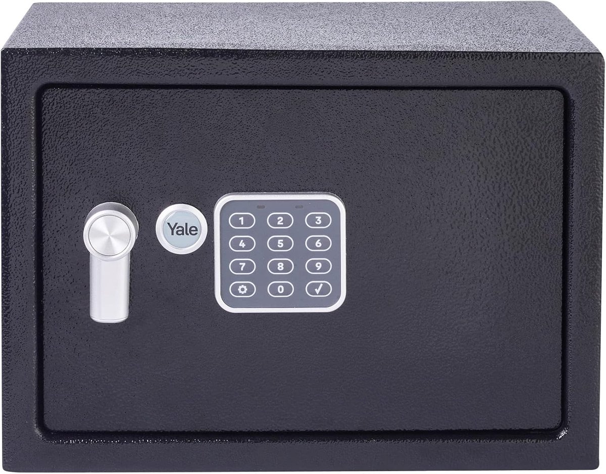 Elektronische Kluis - Digitale Koffer - Waardevolle Spullen - Combinatie Code - 16 Liter - Zwart