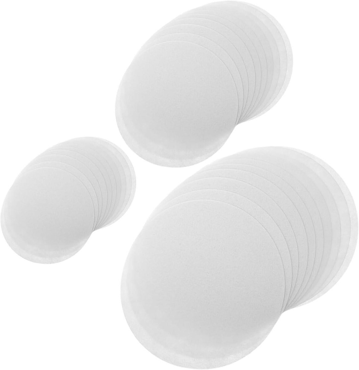 Bordverdelers - Pannenbeschermers - Krasvrij Opbergen - Warmte-isolerend - 3 Maten Set - Wit