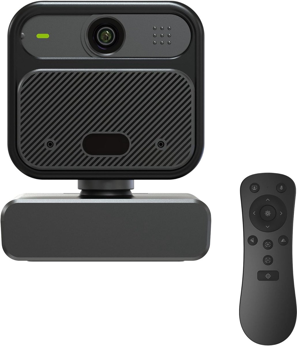 4K Webcam - Computer Camera - Video Bellen - Dubbele Microfoon - 85 Graden Hoek - Zwart