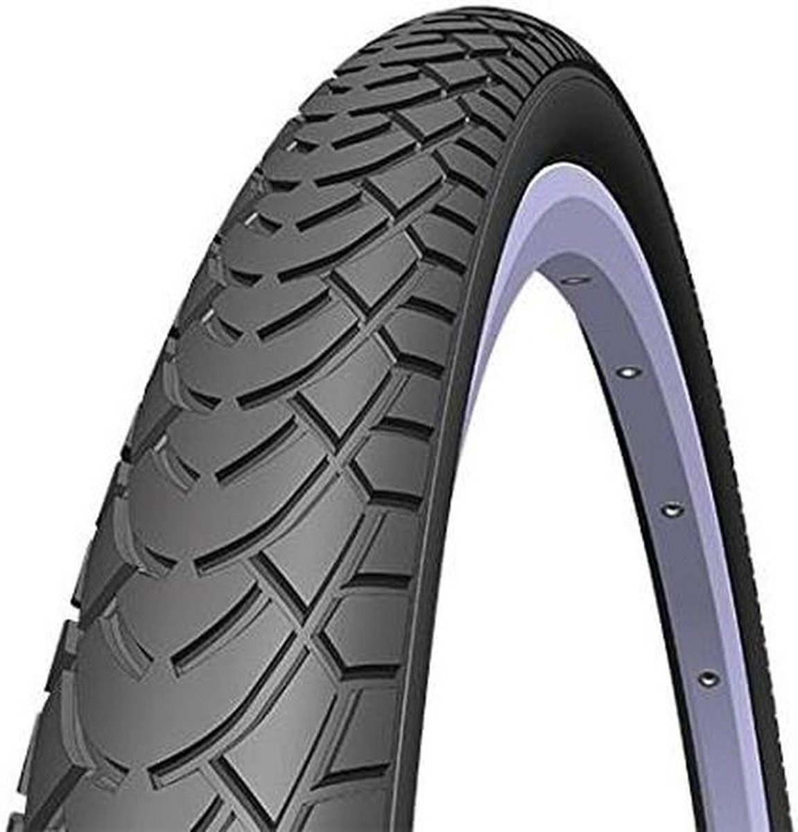 Fietsband - Banden - Stadsfiets Gebruik - Tubeless Type - 10x1.75x2 - Zwart