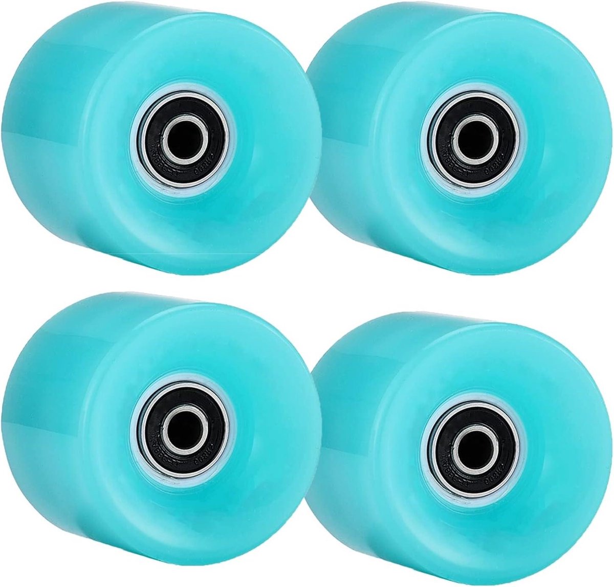 Skateboard Wielen Longboard Wielen Soepel Rijden Met Lagers 60mm Set van 4