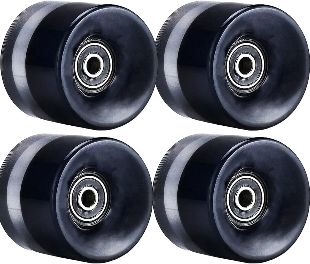 Longboard Wielen Skate Wielen Soepel Rijden Met Lagers 60mm Set van 4