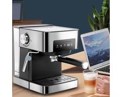 Espressoapparaat - Koffiezetapparaat - Thuis Brouwen - 20 Bar Extractie - Halfautomatisch - Zwart