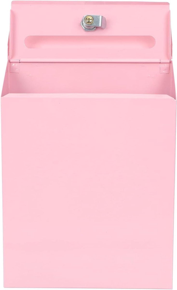 Roze Brievenbus - Wand brievenbus - Post Ontvangen - Met Slot - 30 cm - Roze