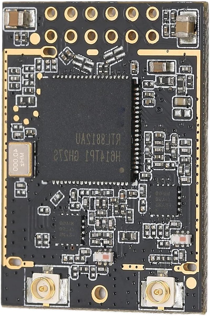 Draadloze WiFi Module - LAN USB Adapter - Netwerk Verbinding - Dual Band AC1200 - 8 gram - Zwart
