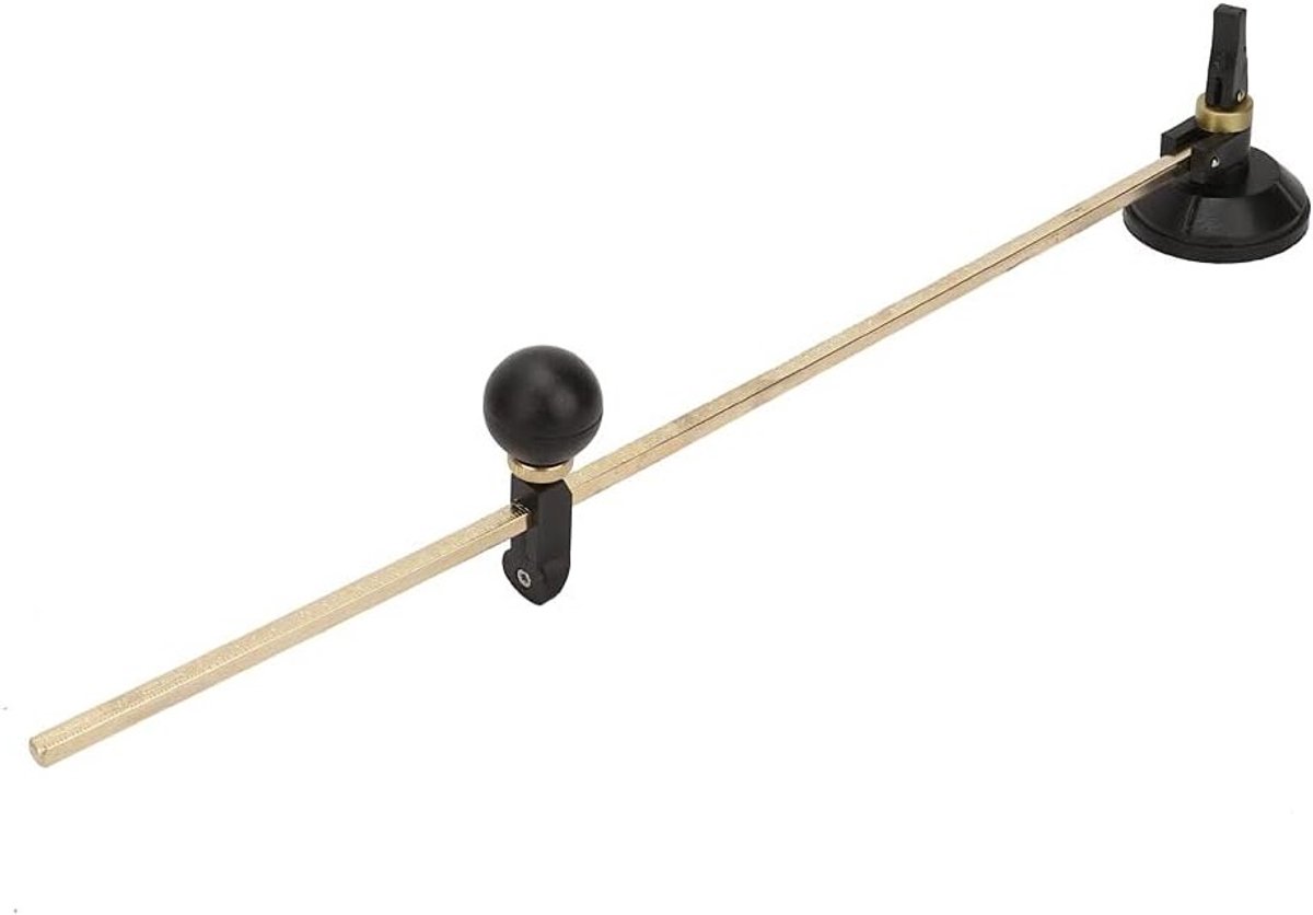 Allecto - Cirkel Glassnijder - Glas en Tegels - Verstelbaar - Zuignap en Handvat - Ronde Knop - Geschikt voor Tegels - 80 cm / 31,5 inch - Rondsnijder met 6 Wielen.