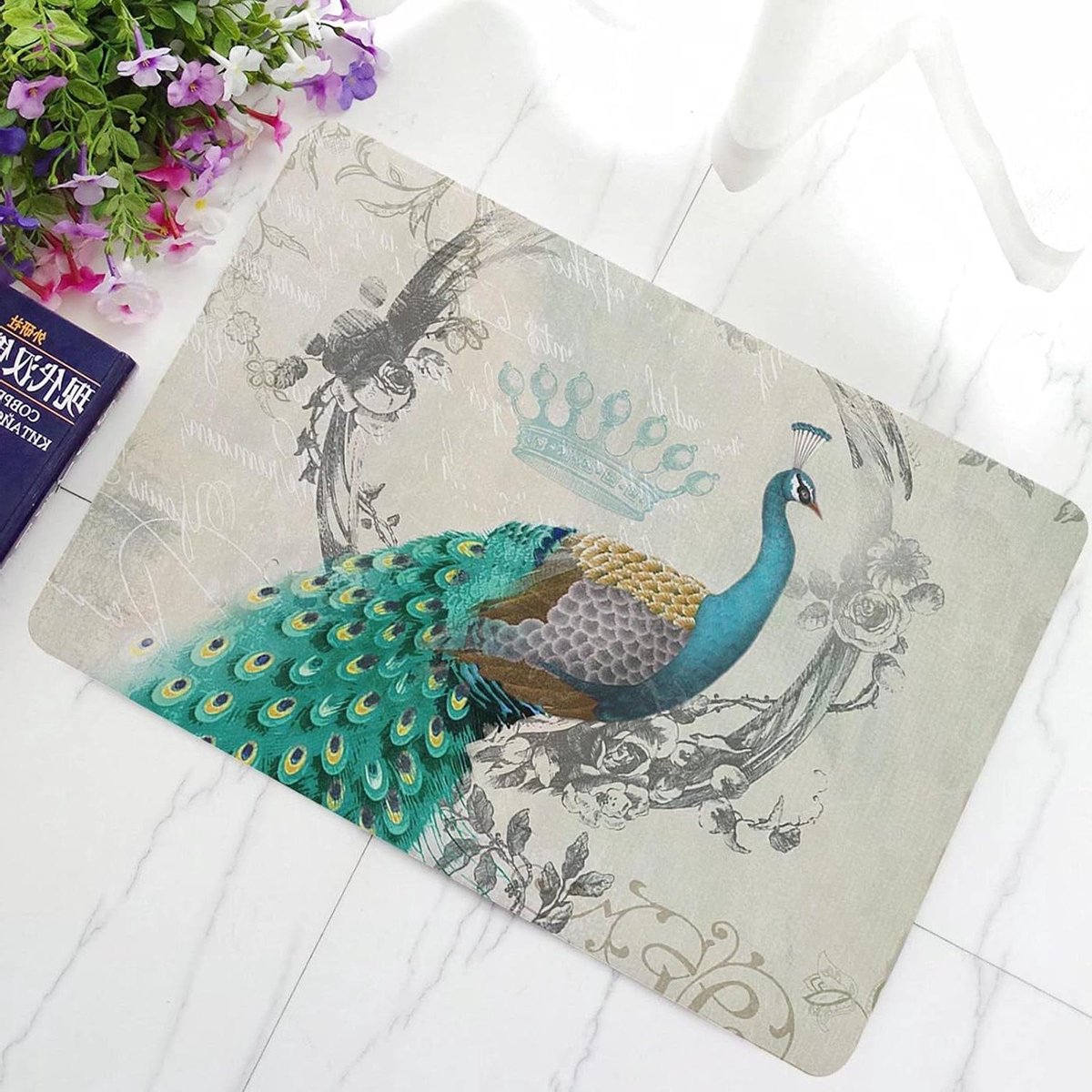 Buitendeurmat - Entree tapijt - Vuil buiten houden - Ultradun ontwerp - 60 x 90 cm - Kleur