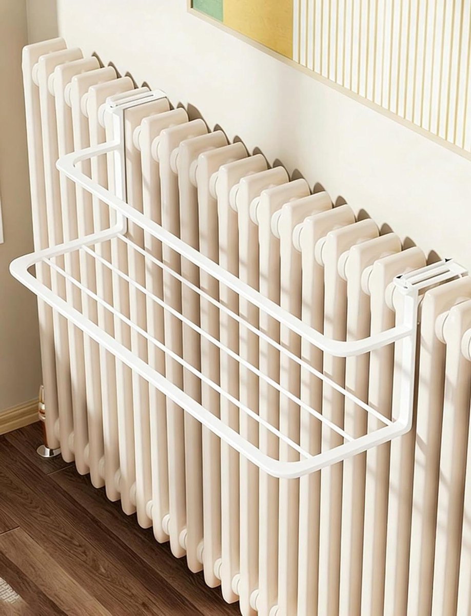 Verstelbaar droogrek - Kledinghanger radiator - Kleding drogen - Dubbellaags ontwerp - Tot