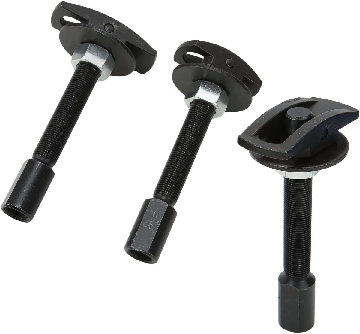 Allecto- Achteraslagertrekkerset - 3-delige Astrekker Voorwiellagertrekker Voor Achter Met Draagtas - Extractor-installatieset Met Verschillende Maten - Geschikt Voor Achteras