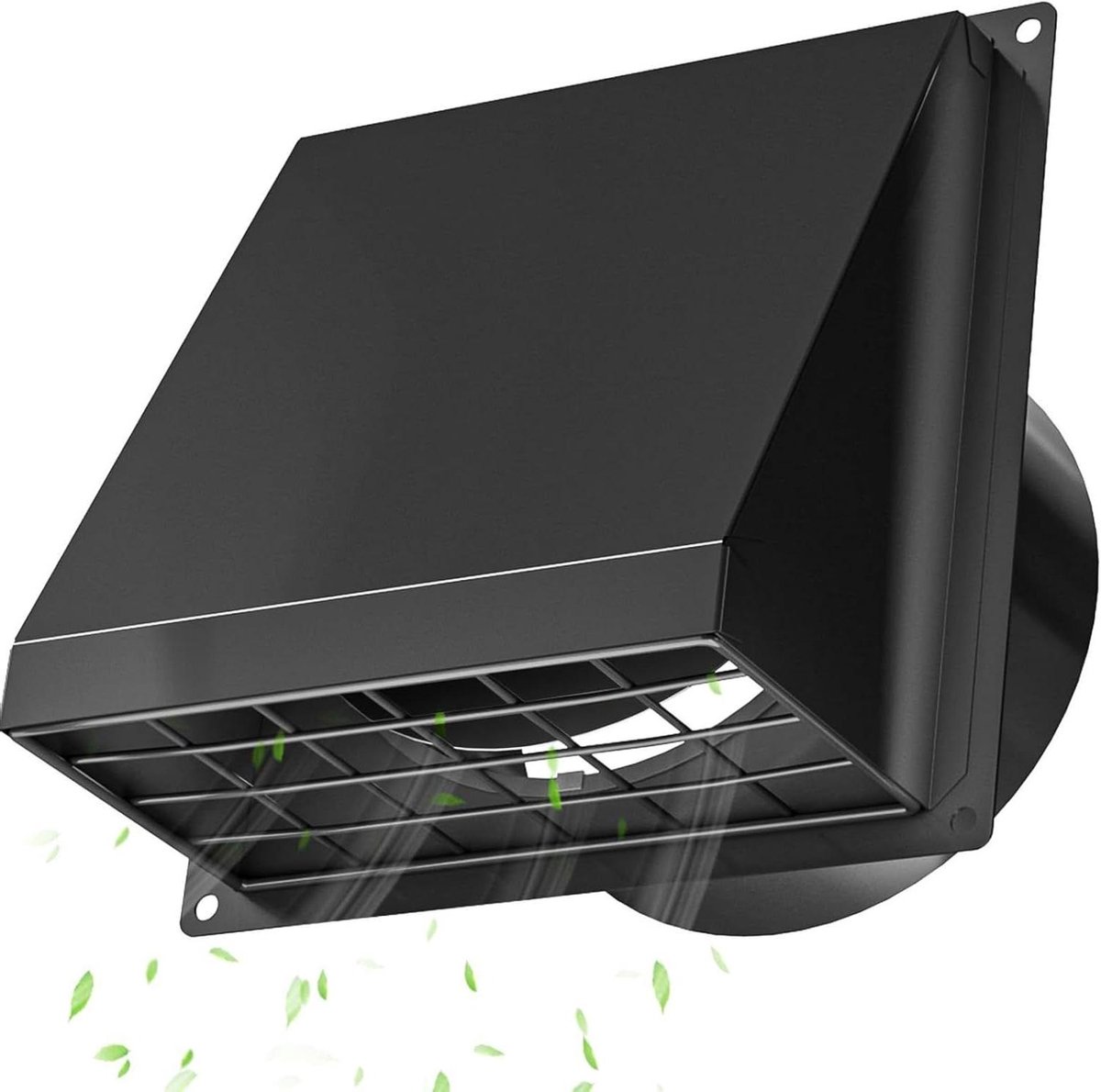 Ventilatiedeksel Droger - Wandrooster Afzuiging - Luchtstroom Beheren - Roestvrij Staal - 10 cm - Zilverkleurig