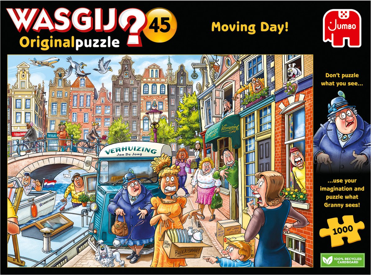 Wasgij Original 45 - Verhuisdag! - 1000 stukjes puzzel - Legpuzzel — afbeelding 2