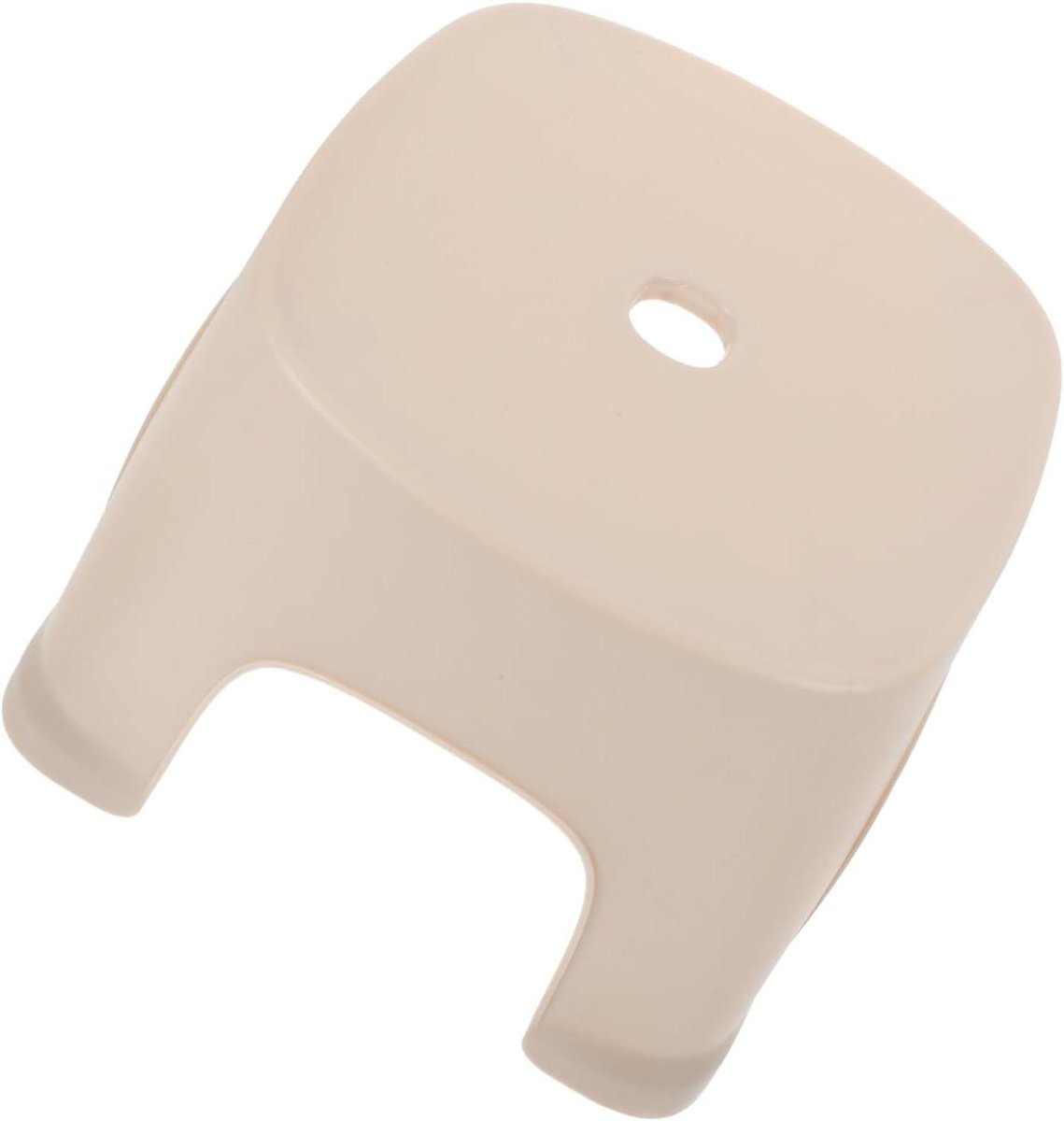 Voetenbank Krukje - Opstapje Kinderen - Badkamer Hulp - Veelzijdig Gebruik - 20.5x19.5x16cm - Khaki