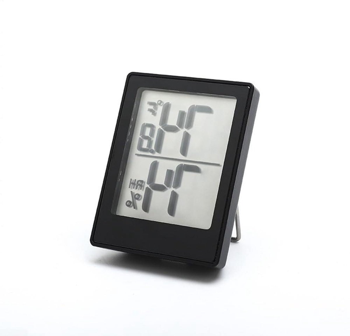 Digitale Thermometer Hygrometer - Klimaatmeter Binnen - Klimaat Bewaken - Comfort Indicator - 44 x 18 x 58 mm - Zwart