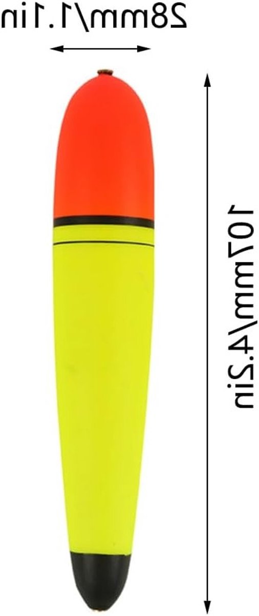 Set van 5 EVA Foam Vissersdobbers, Ideaal voor Snoek, Karper en Baars, Verkrijgbaar in 20g en 50g van Merkloos — afbeelding 5