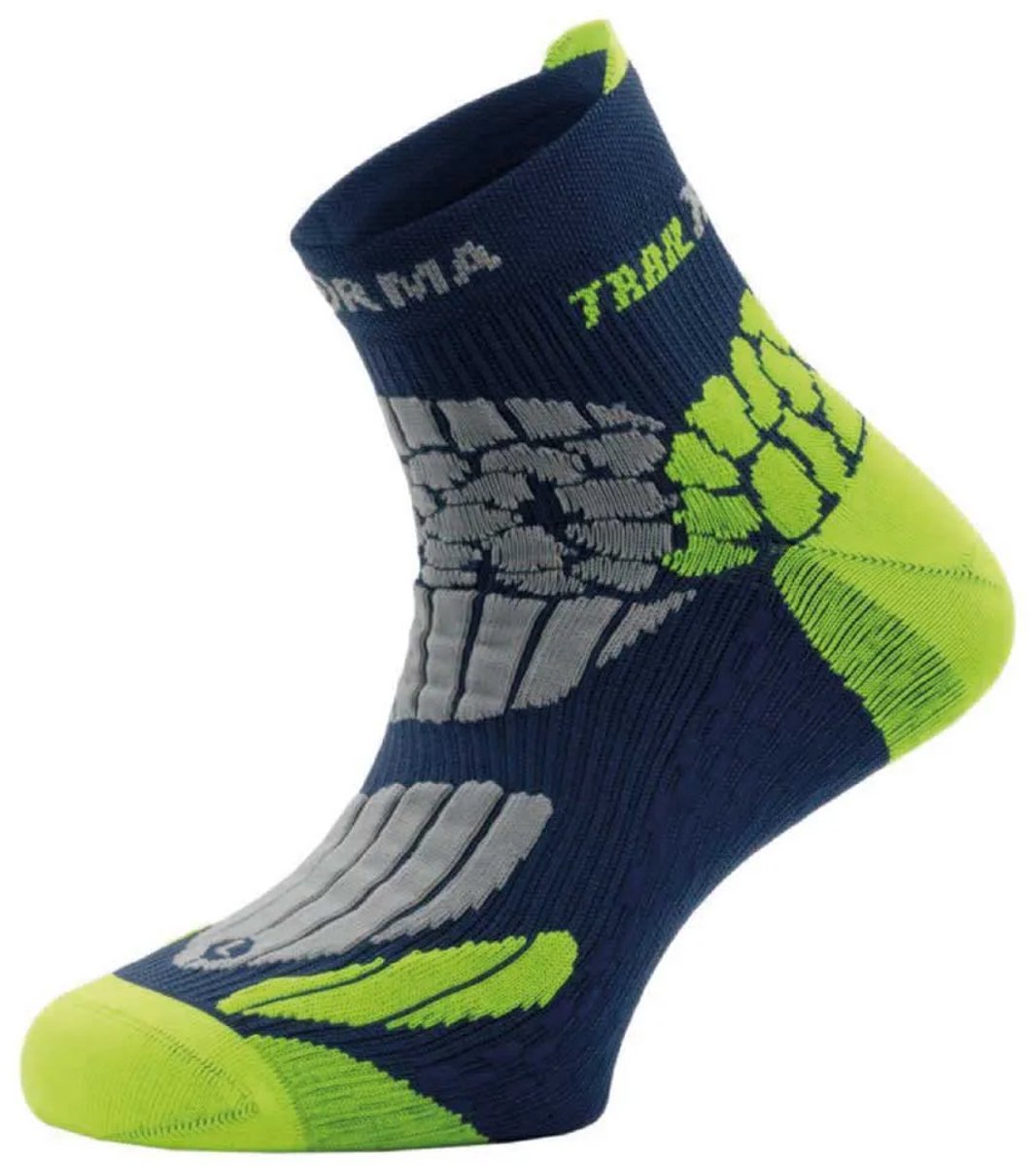 Enforma Sahara Anti-Geur - Hoge Compressie Hardloopsokken - Blauw/Zwart - XL (45-47)