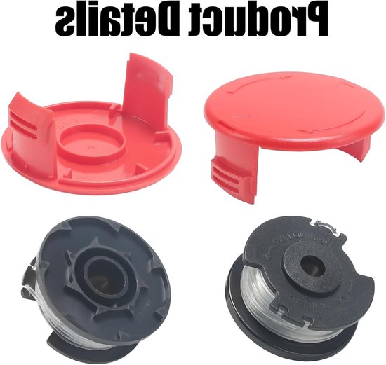 Set van 6 Trimmer Spoelen met Lijn Ø 1.6 mm voor Grastrimmer en Bosmaaier, Geschikt voor Diverse Modellen van Merkloos — afbeelding 3