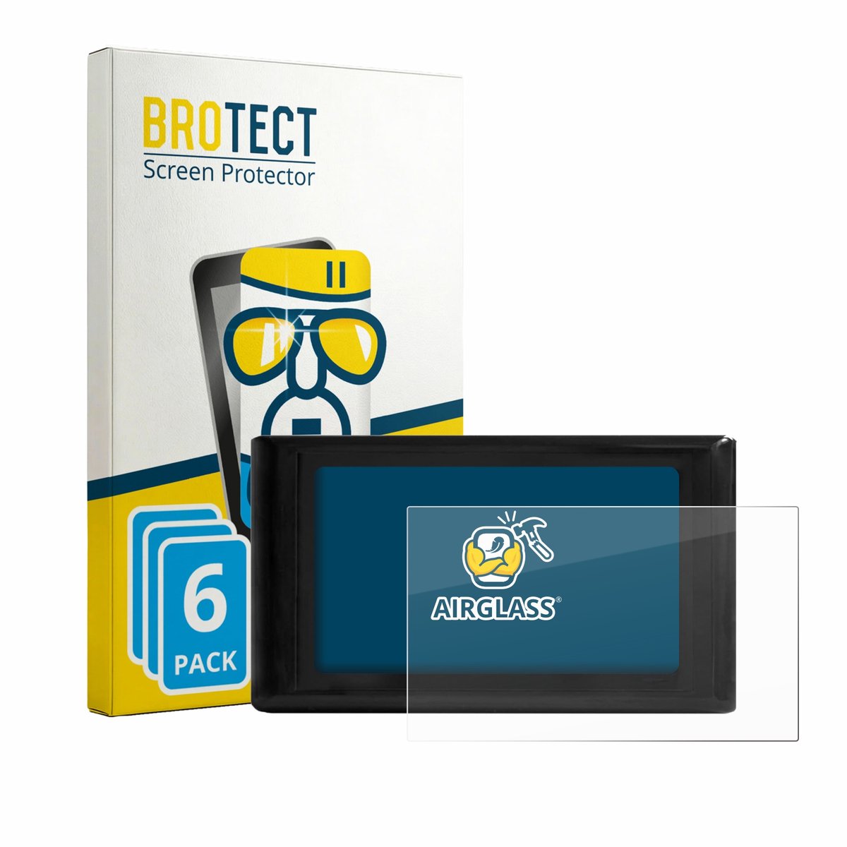 Screenprotector 6 Stuks voor Luocute S966 Beschermglas transparant
