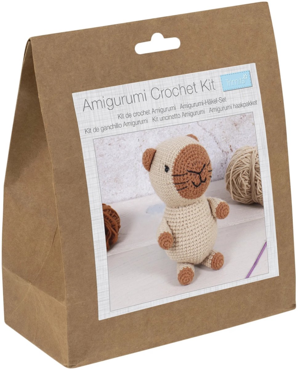 trimits Amigurumi-haakset capibara