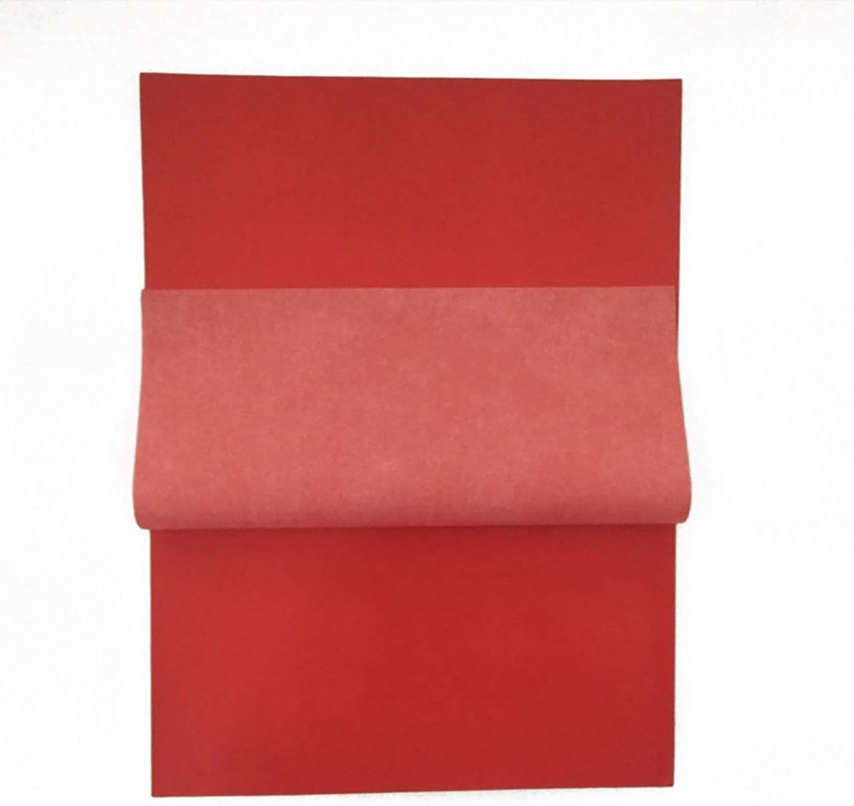 100 vellen rood carbonpapier voor kopiëren | Hoogwaardige transferpapier voor creatief gebruik, knutselen en tekenen