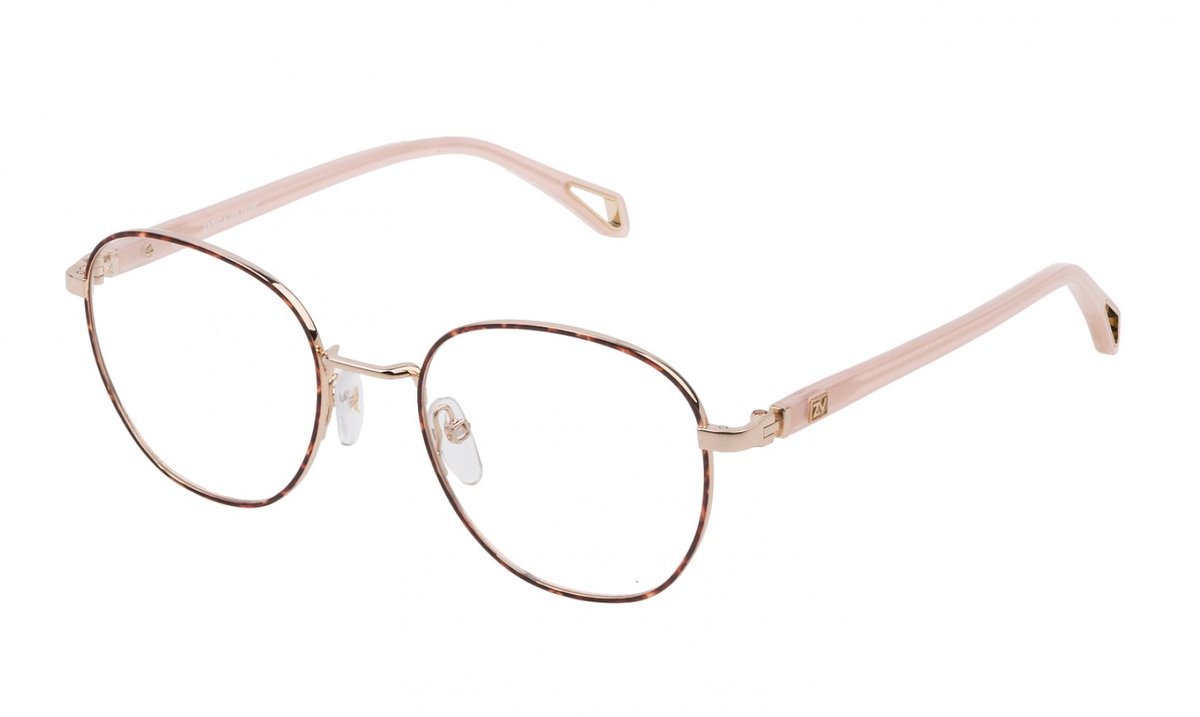 Zadig&voltaire VZV258 Oro rose' lucido c/parti avana 49/19/140 UNISEX Brilmonturen