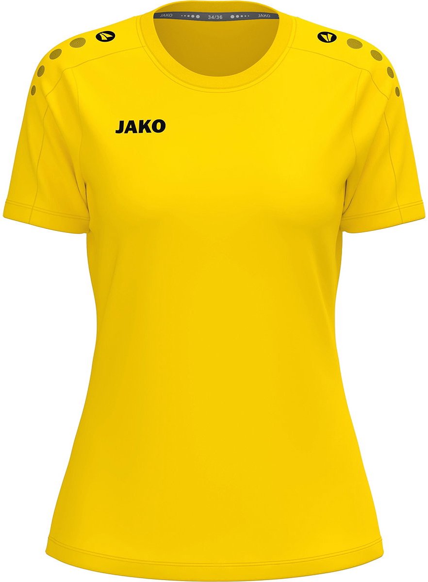 Jako One T-Shirt Dames - Geel | Maat: 38-40