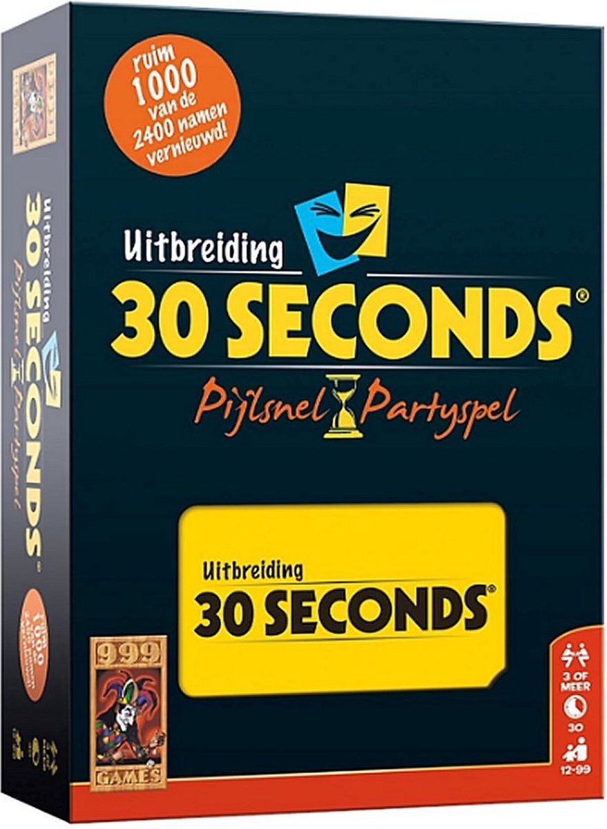 999 Games - 30 Seconds ® Uitbreiding Bordspel - Partyspel - Upgradeset met 240 kaarten — afbeelding 2