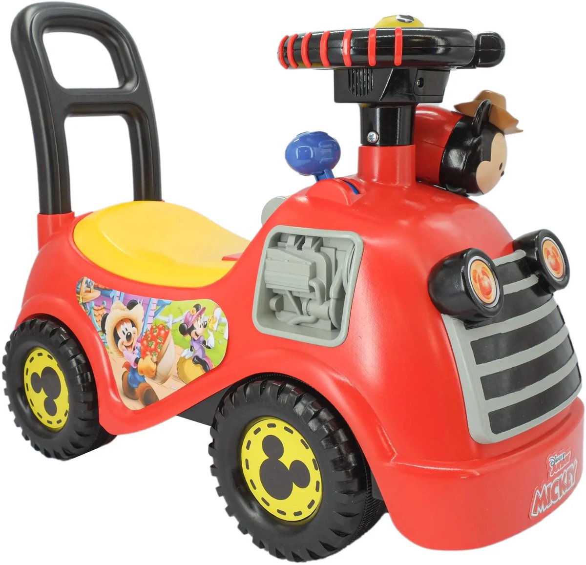 KIDDIELAND Mickey Boerderij Ride 'N Go Loopauto