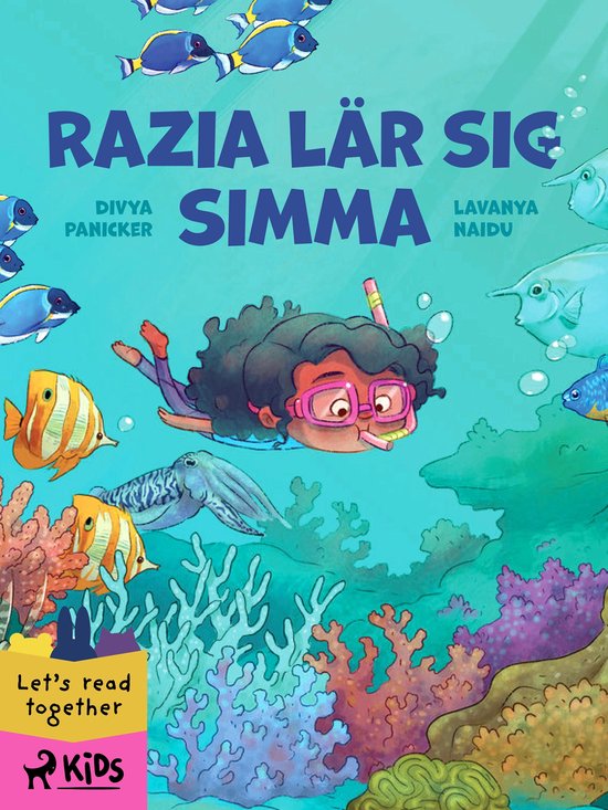 Läs tillsammans - Razia lär sig simma - cover